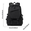 Durable Business Men's Backpack Black Large Capacity Travel Backpack Waterproof Lightweight Laptop Backpack