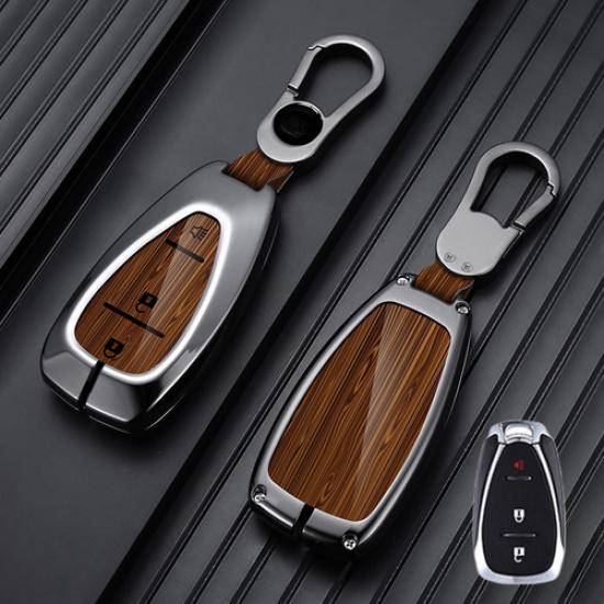 Aluminum Alloy ABS Car Key Fob Case Cover For Chevrolet Camaro Volt Cruze Malibu