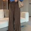 XHK2553 Large Winter Maillard Style Corduroy Pants - Elastic Waist, Retro, Plus Size