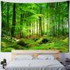 Bamboo Forest Flying Pigeon Path Tapestry Wall Hanging Hippie Tapiz Psychedelic Mystery Simple Natural Home Decor