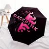 1pc Blackpink Logo Design Umbrella with Plastic Handle,Suitable for All Seasons Home Travel Outdoor UmbrellaM1218