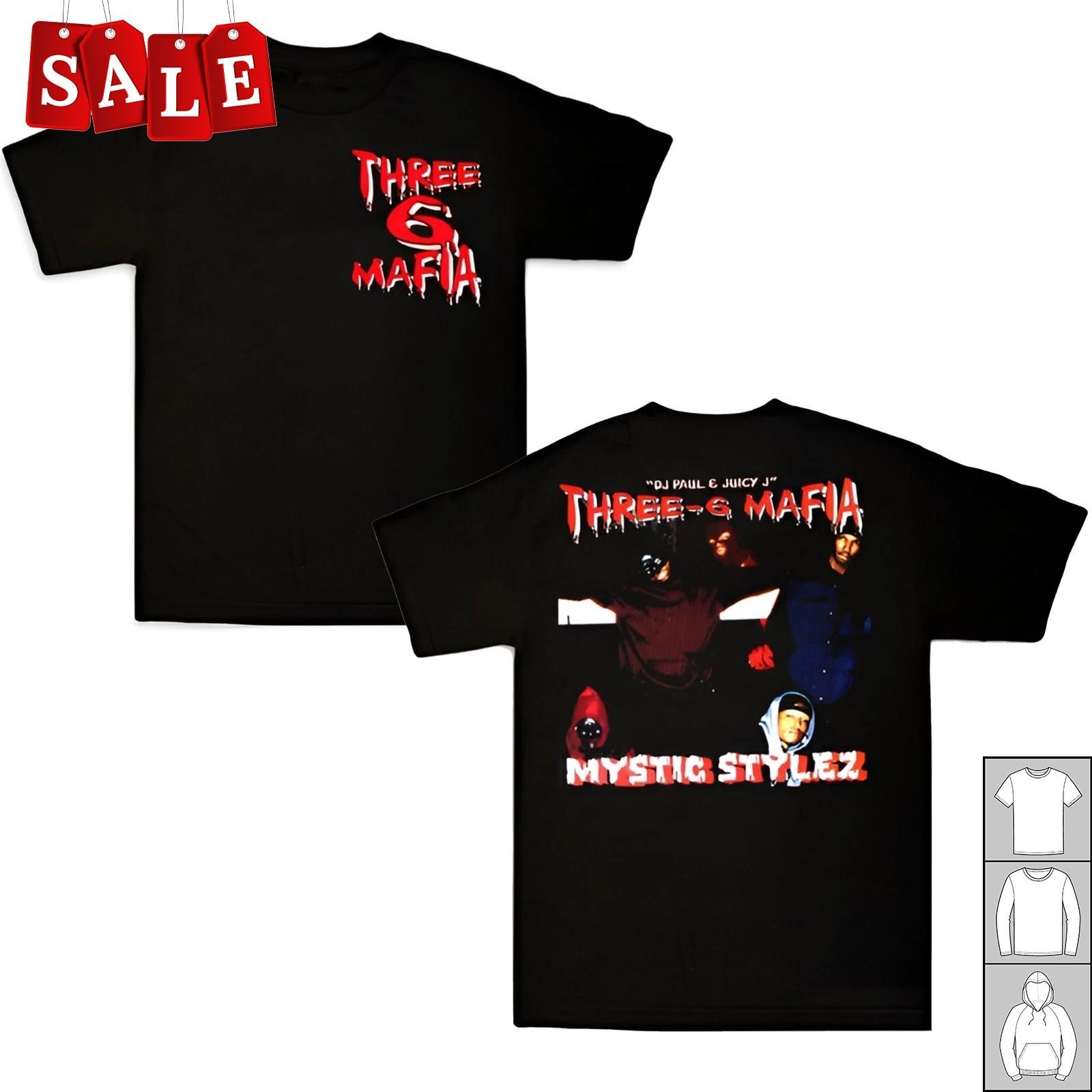 New Three 6 Mafia Mystic Stylez Gift For Fans Unisex S-5XL Shirt NH481 S