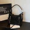 New Large-Capacity Autumn And Winter Maillard Retro Bag Women'S Fashion Casual Commuting Single Shoulder Oblique Span Tote Bag