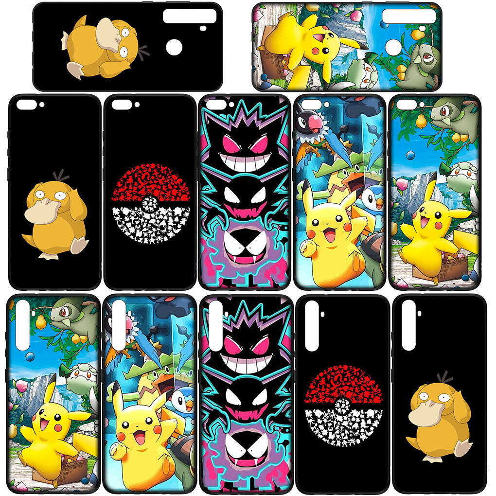 Phone Case for iPhone 17 16 15 Plus Xiaomi Poco F8 F7 F6 X7 X6 M8 C85 C75 Redmi Note 14 12 11 13 Pro Max A4 14C 13C 15C Comics Pokemon GO Pikachu Cute