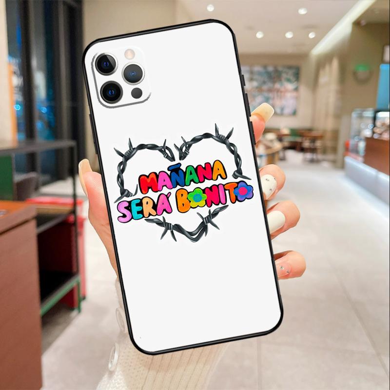 Karolg Manana Sera Bonito Case For iPhone 16 15 14 Pro Max 13 12 Mini 11 Pro Max X XS XR Plus Soft Cover Funda