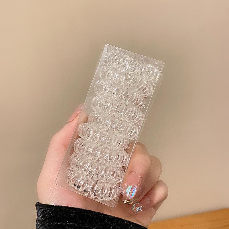 Корейская телефонная линия резинка для волос, женская простая прическа, высокоэластичная резинка ободок для волос резинка для волос, хвост пучок аксессуары для волос