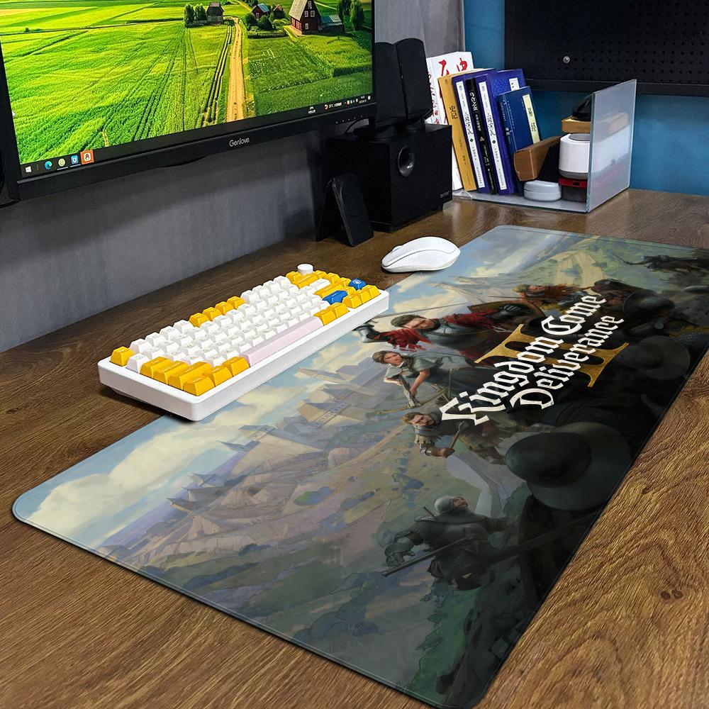 KKingdom Come Deliverance II Mouse Pad XXL Computer Accessories Large Keyboard Laptop Table Pad The New Product Gamer Gaming