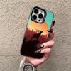 Elk Reindeer Phone Case For IPhone 16 15 14 Plus 13 12 11 Pro 7 8 XS Max XR Silver Black Bumper Case