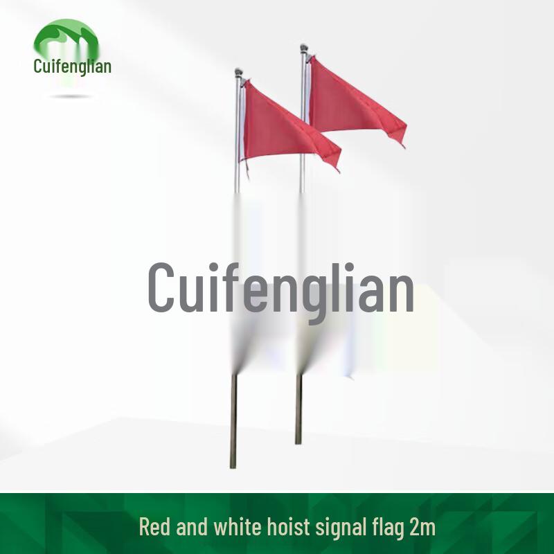 

Referee Hoisting Signal Flag with Ground Spike