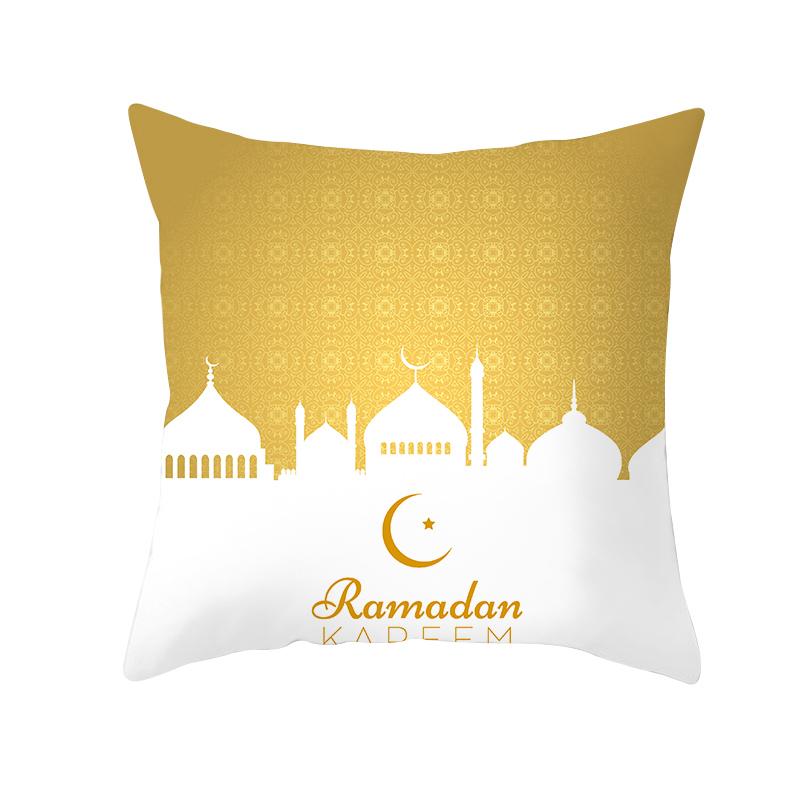 EID Mubarak Decor Cushion Cover Ramadan Decorations for Home 2022 Islamic Muslim Ramadan Kareem EID Al Adha Gift Sofa Pillowcase