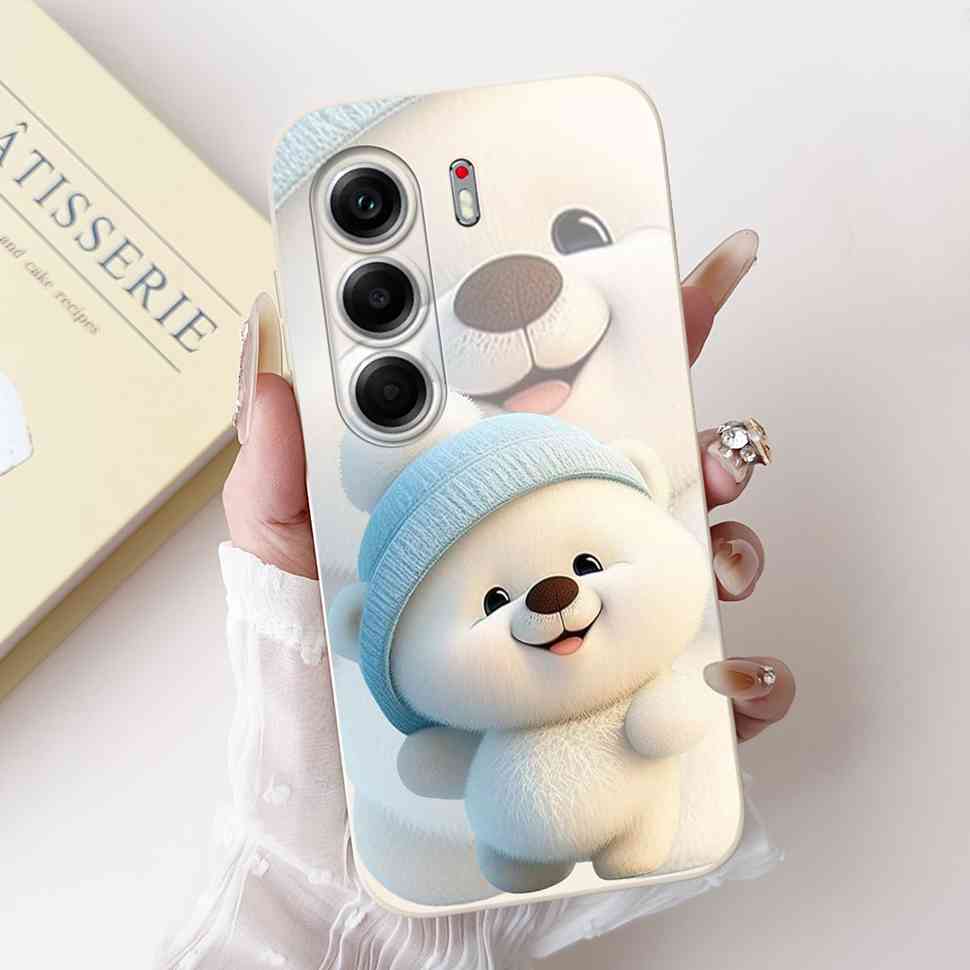 For Tecno Camon 40 Pro 5G 6.78" Case Cartoon Panda Astronaut Soft Silicone Matte Cover For Tecno Camon 40PRO 5G Phone Shell