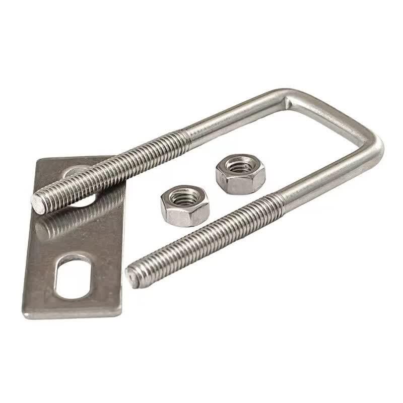 TeGongBang 304 Stainless Steel Square U-Bolt Clamp