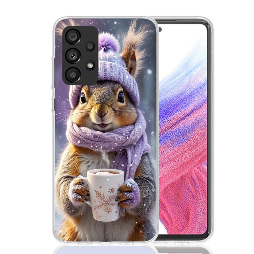 Animal Squirrel Phone Case for Samsung Galaxy A17 A16 A15 A14 A13 A57 A56 A55 A54 A53 A37 A36 A35 A34 A33 A26 A25 A24 A23 Galaxy