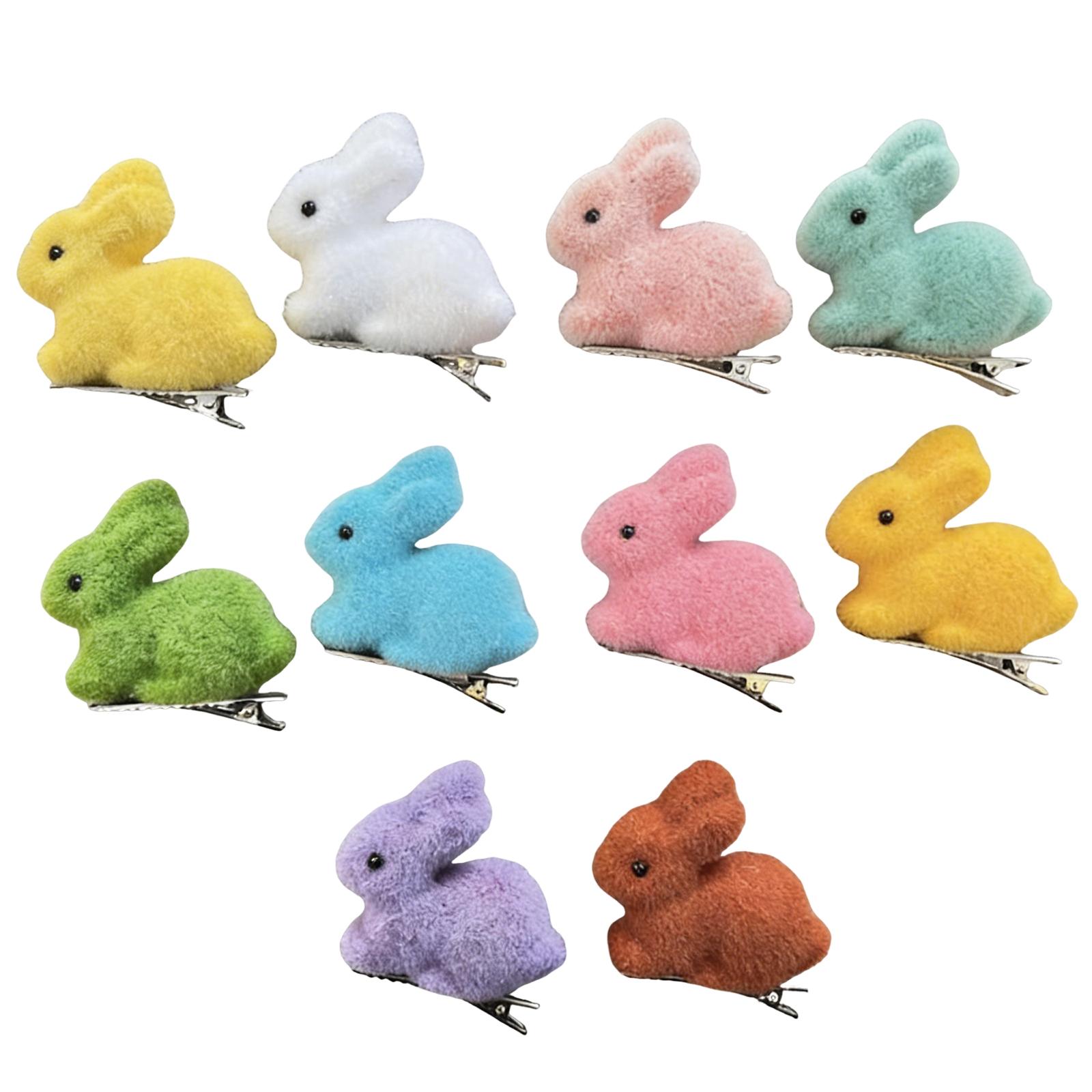 

Пасхальный Кролик С Декоративными Аксессуарами для Сцены Праздничная Цветочная Гирлянда Пенопластовые Цветные Вышитые Зажимы-Кролики