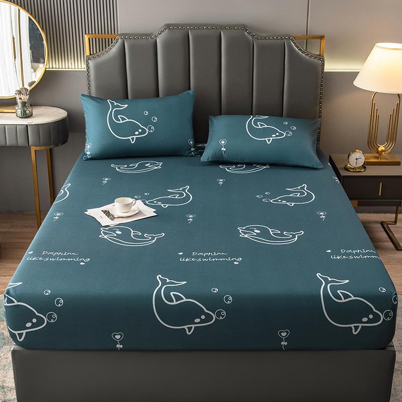 Wasserdichter Matratzenschoner, Matratzenbezug mit tiefen Taschen, Spannbettlaken-Stil mit elastischem Gummiband, waschbar und pflegeleicht