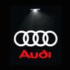 For Audi 8L Led Car Door Logo Welcome Light For Audi A4 B5 B6 B7 B8 B9 A1 A3 8V 8P 8L A6 C5 C6 C7 A5 A7 A8 Q3 Q5 Q7 TT S3 S6 Sline Quattro