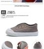 Children's Canvas Eyelet Shoes - 2025 Spring/Autumn Collection, Casual Sneakers for Boys and Girls.