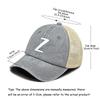 Unisex Mesh Cap WordArt A to Z Breathable Adjustable Baseball Hat Woman's Cap Cozy Snapback Trucker Hat Ideal Choice For Camping