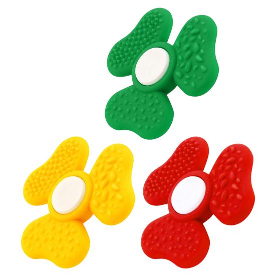 Koniczyna Odstresowująca Zabawka Sensoryczna Fidget Spinner Ergonomiczna Przenośna Podróżna Antystresowa 3 Tekstury Masaż Koniczyna Spinner Zabawka Dekompresyjna