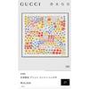 Used GUCCI [Japan Limited Edition] Printed Cotton Handkerchief Flora