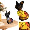 Animal Resin Table Lamp LED Desk Lamp Cute Nightstand Lamp for Living Room & Bedroom
