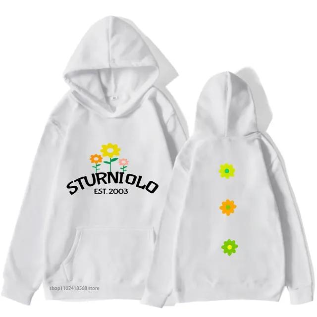 

Sturniolo Triplets Толстовки с цветочным принтом Толстовки Осень-зима Уличная одежда для женщин Унисекс Топы в стиле хип-хоп Модные мужские пуловеры M