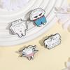 White Teeth Enamel Pin Brooch Badge For Bags Jeans Hoodies Denim Lapel Pin Jewelry Kids Best Party Weddinggift