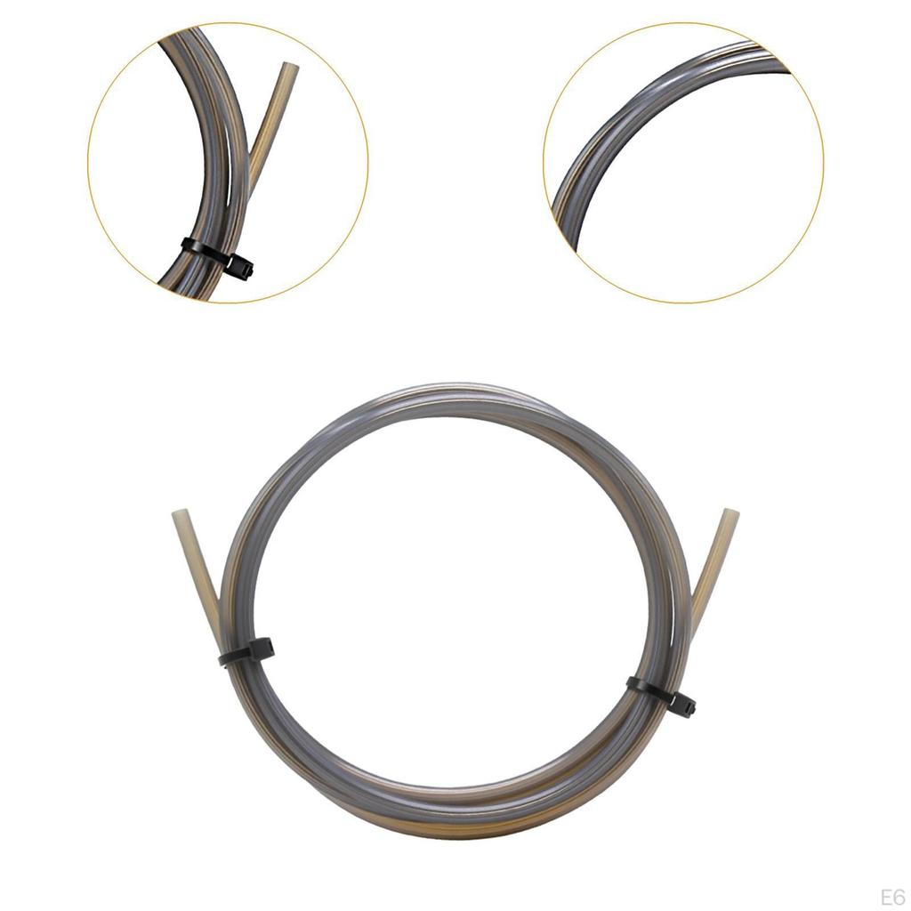 3D Printer PTFE Tube 2.2mm ID×4mm Od, Star Shaped Fittings ,Smooth Professional Low Friction