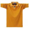 Men's Collared Polo Shirts Casual Long Sleeve Polo Shirts Button Down Pullover Shirts Solid Color Golf Shirts Spring Fall Tops Sweatshirts for Men
