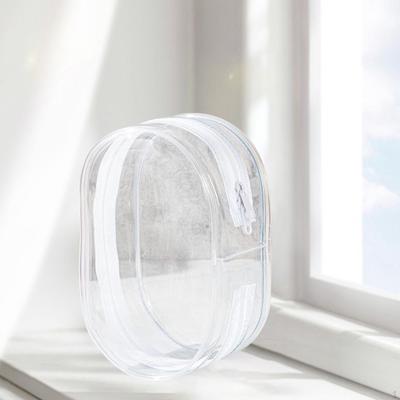 Sac d'exposition transparent pour figurines, Étui pour petites figurines, Fermeture éclair, Rangement portable pour mini-poupées