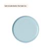 Kangmo 8-Inch Powder Blue Ceramic Shallow Plate