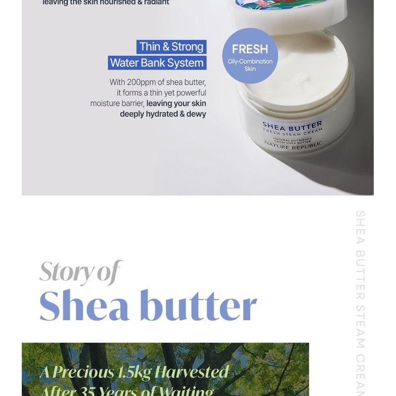 Nature Republic Shea Butter Steam Cream - 3 Types