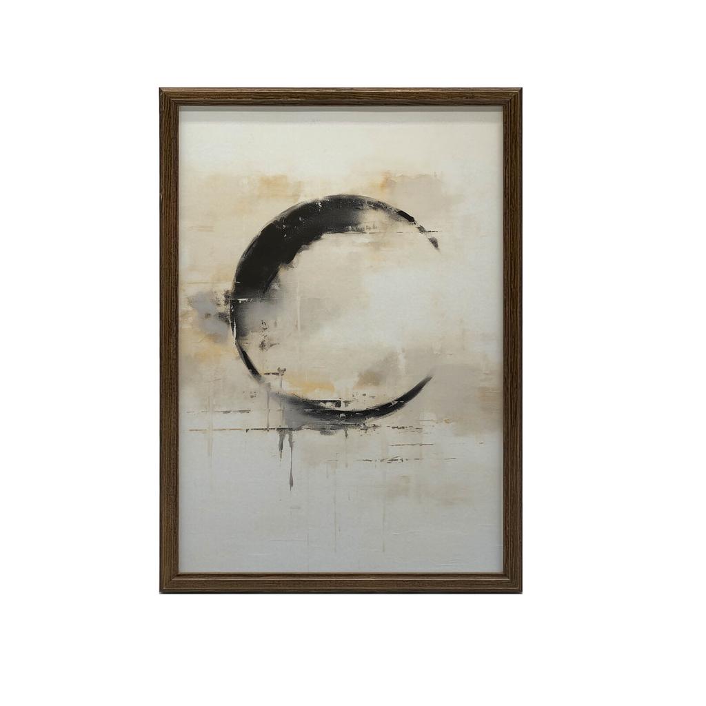 Symphony of the Circle Symphony of the Circle, 30X40 Cm, Gold Aluminum Frame, 230 Gsm Matte Paper