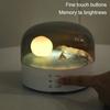 LED Night Light Touch Bedside Lamp With Bluetooth Speaker 1200mAH USB Dimming Bedside Decorative LED Table Lamp