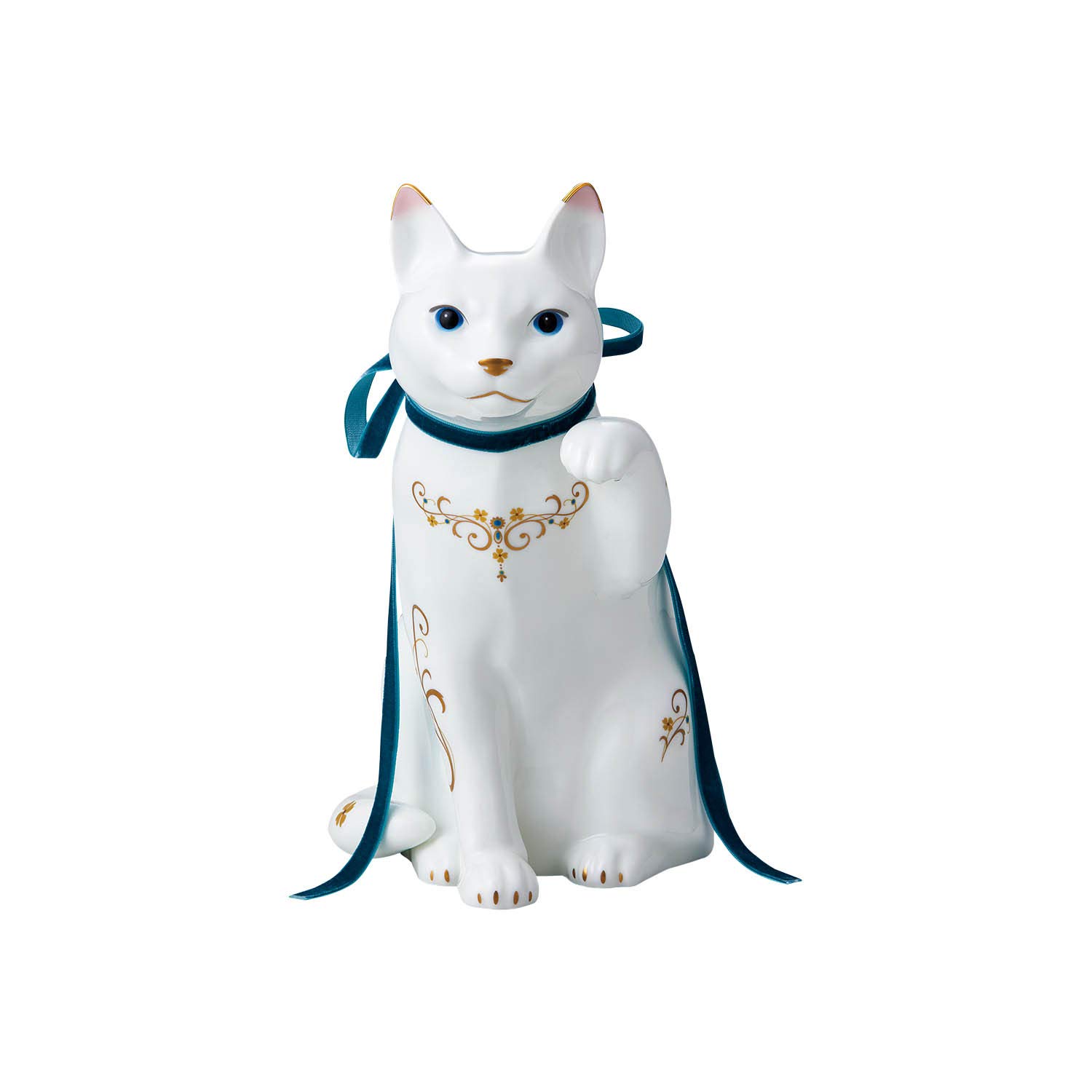 

Noritake Ornament Height x Width Lucky Cat 1 Piece Arabesque Bone China approx. 26.5cm approx. 14.5cm T54550/AC452
