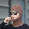 Hat Men's Winter Windproof Warm Wool Knitted Hat Fashionable New Cotton Hat Plus Velvet Baotou Cycling Cold Hat