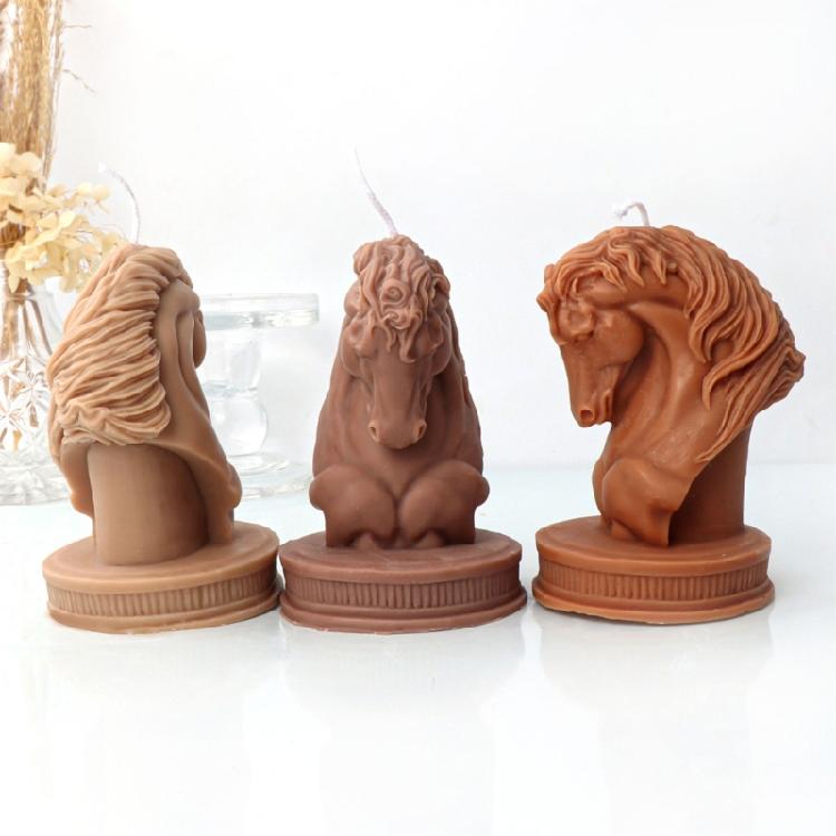 Unique Design Horse Candle Mold - High-Quality Silicone Mould Cake Baking Mold