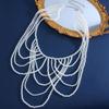 Contemporary Imitation Pearls Shoulder Jewelry for Women Body Chain Suitable for Enhancing Outfits At Various Event