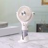 Mini Mist Spray Handheld Fan 100 Speeds Adjustable Portable Summer Misting Cooling Fan USB Rechargeable Travel Outdoor Personal Fan