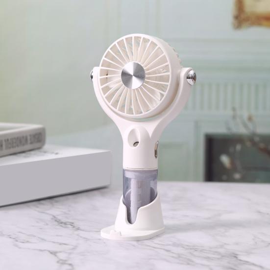 Mini Mist Spray Handheld Fan 100 Speeds Adjustable Portable Summer Misting Cooling Fan USB Rechargeable Travel Outdoor Personal Fan
