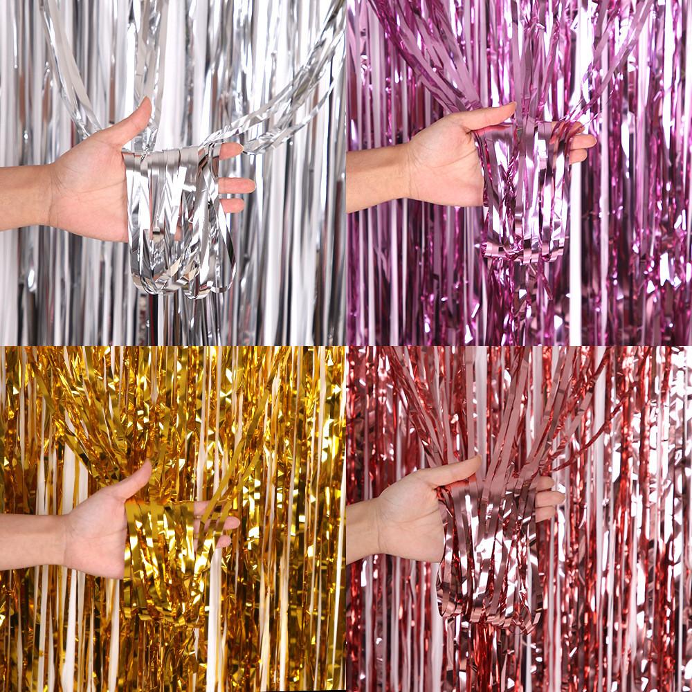 Colorful Radiant Streamer Curtain Perfect For Various Festive Celebrations Events And
