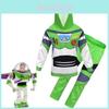 Adorable Toy Story 4 Cosplay Buzz Lightyear 2pcs Set Hoodie Pants Halloween Costume
