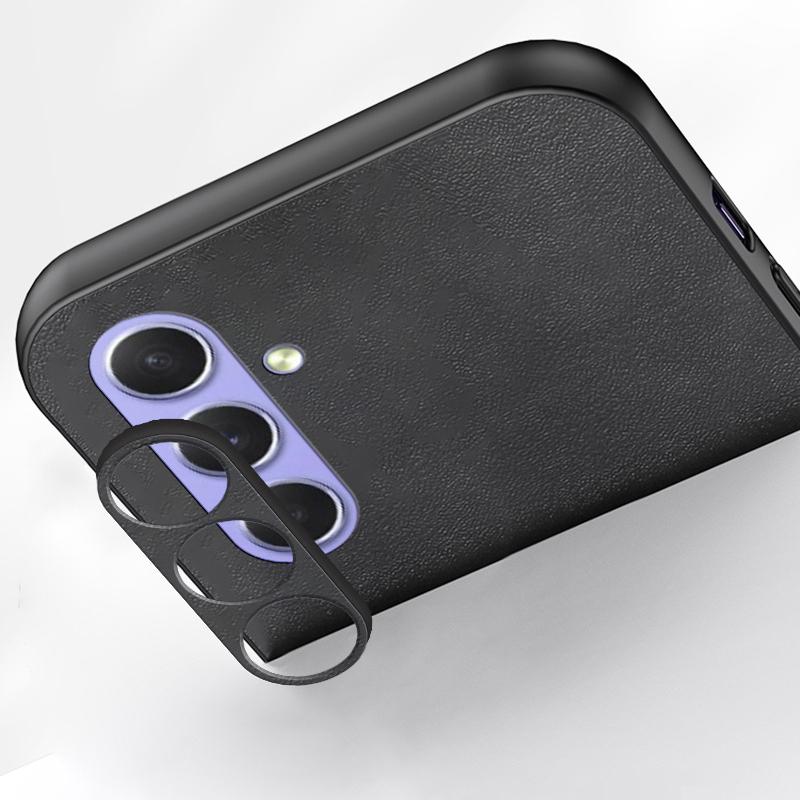 For Samsung Galaxy A24 4G (162.1 X 77.6 X 8.3mm) Case Anti-Drop PU+TPU Slim Phone Cover