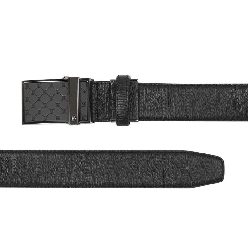 Benovero Leather Men S dreSS Automatic Belt Black 2026 SS Bmg1acb1151k1 