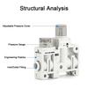 ARM5SA-06-A/ARM5SA-08-A Precision Pressure Regulators NEW Type ARM Series Miniature Integrated Compact Pressure Reducing Valve