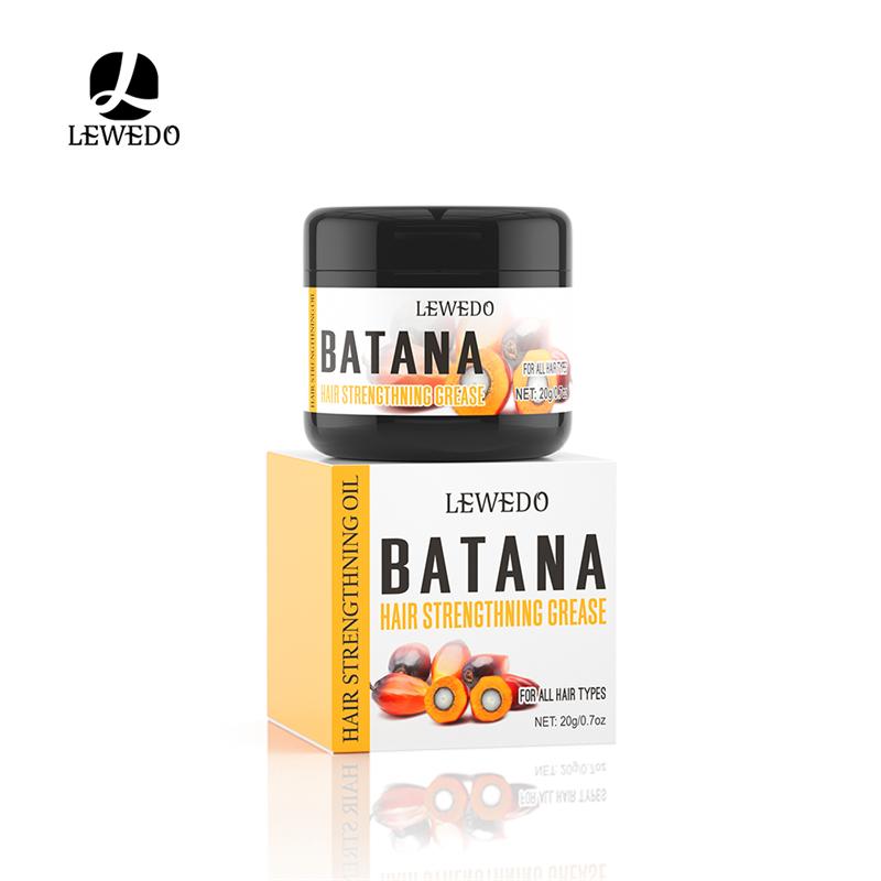 

LEWEDO Сырое масло батана для роста волос 20 г Масло против выпадения волос Глубоко питает Восстанавливающая маска для лечения роста волос 20g