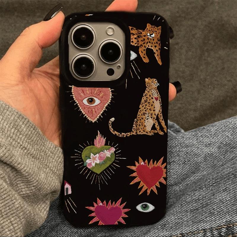 Forest Sexy Leopard Phone Case For iPhone 17 16 15 13 12 11 14 Pro Max 14 15 7 8 Plus 16E XR XS Max Shell Cover