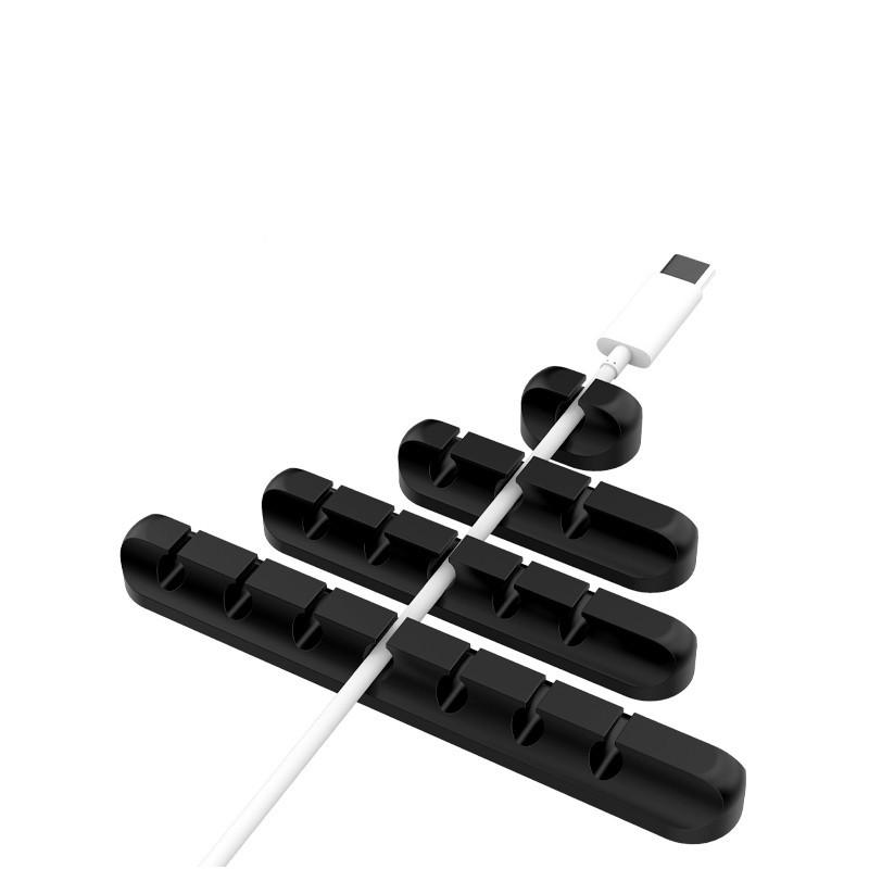 Selbstklebender Silikon-Kabel-Organizer und -Halter für Bürotische