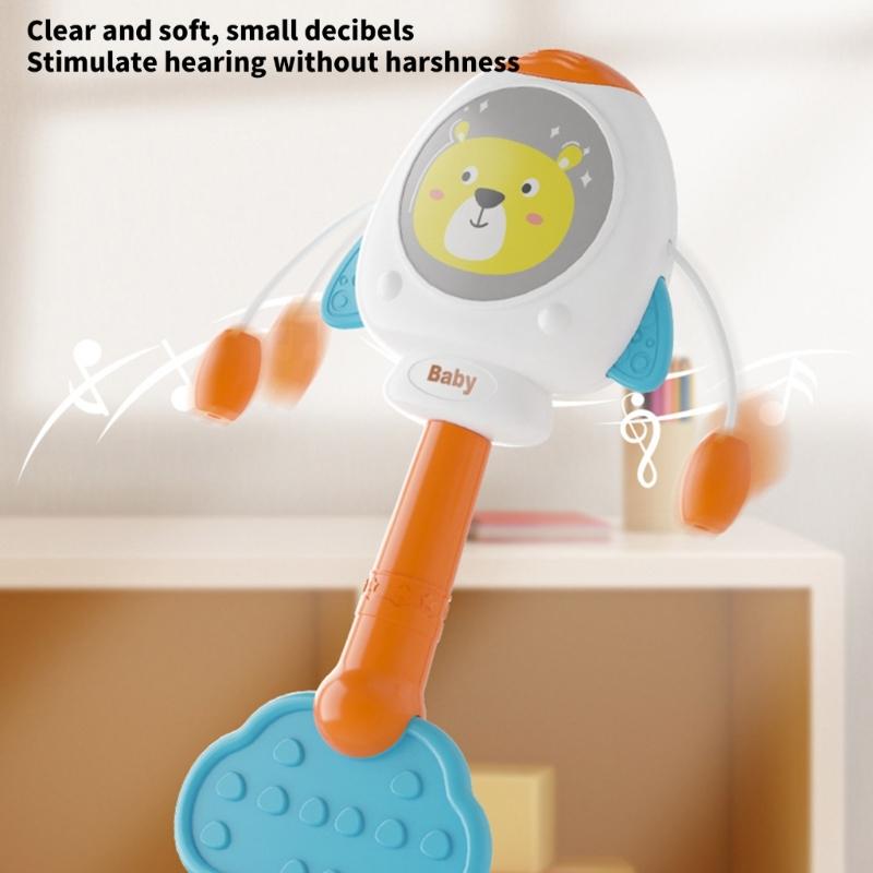 Baby Shaker Animal Rattle Toy Baby Shaker Toy Stroller Cartoon Musical Instrument Shower Sensory Gifts Rattle Shaker
