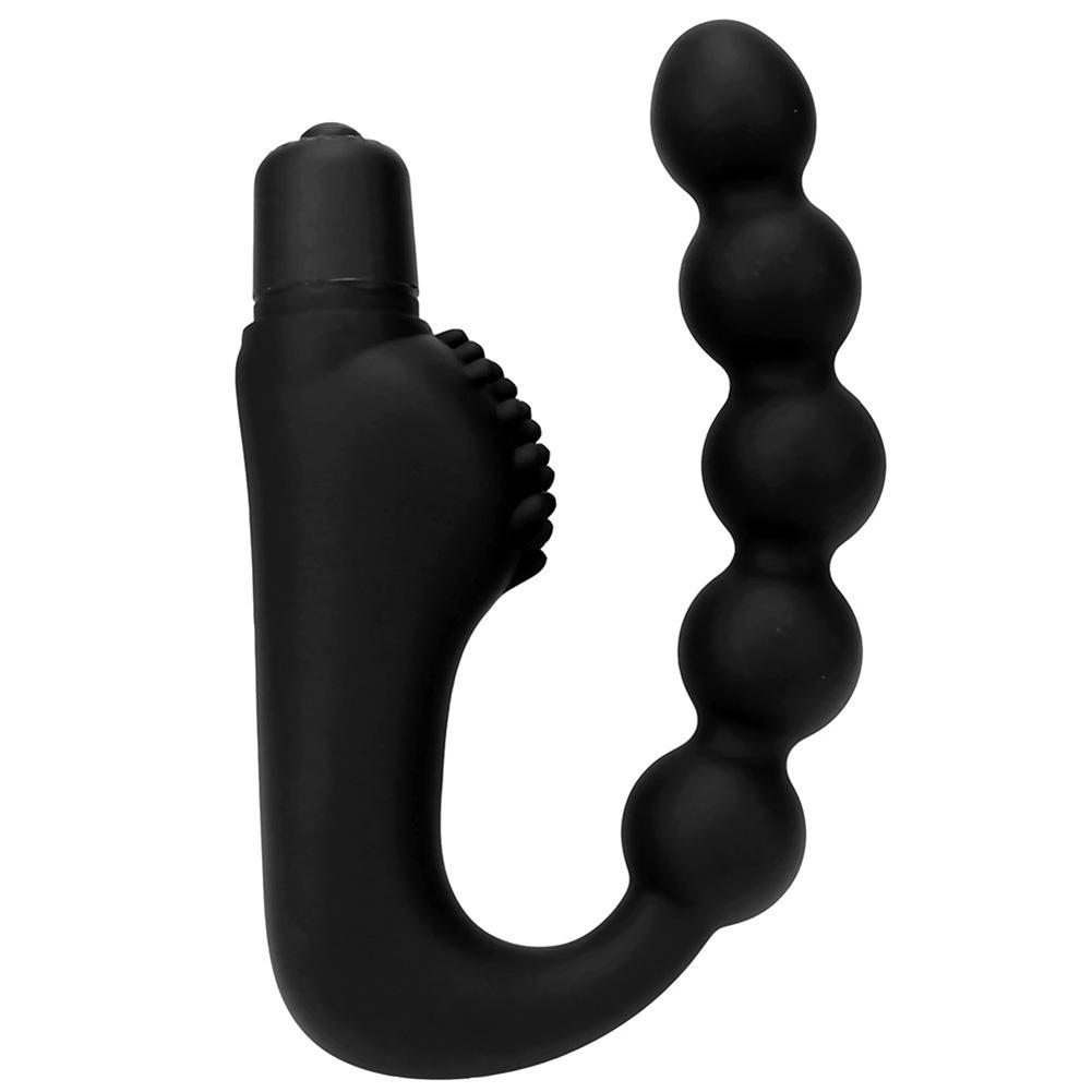 Giocattolo del sesso Silicone vibrante massaggiatore della prostata vibratore butt plug anale uomo maschio